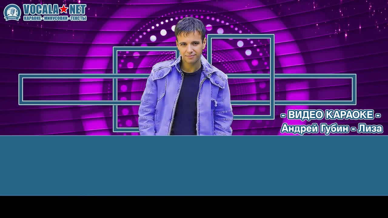 Губин Андрей - Лиза (видео караоке)